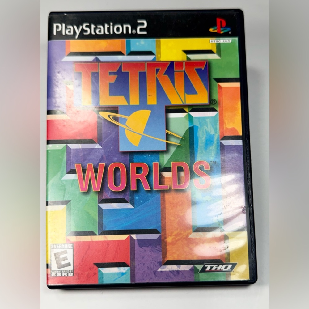 Tetris Worlds PS2 Sony PlayStation 2 Black Label Tested Works! Mint Condition!